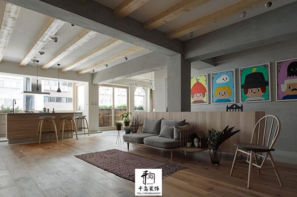 開放格局,光線自由流動