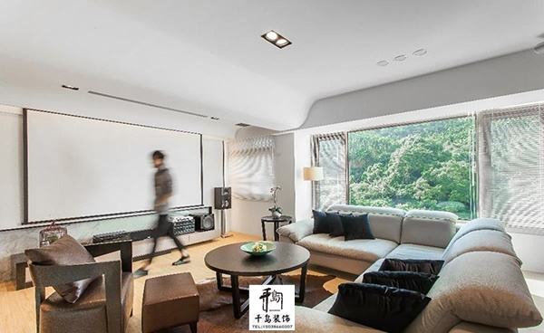 造型妝點,化解梁柱壓迫