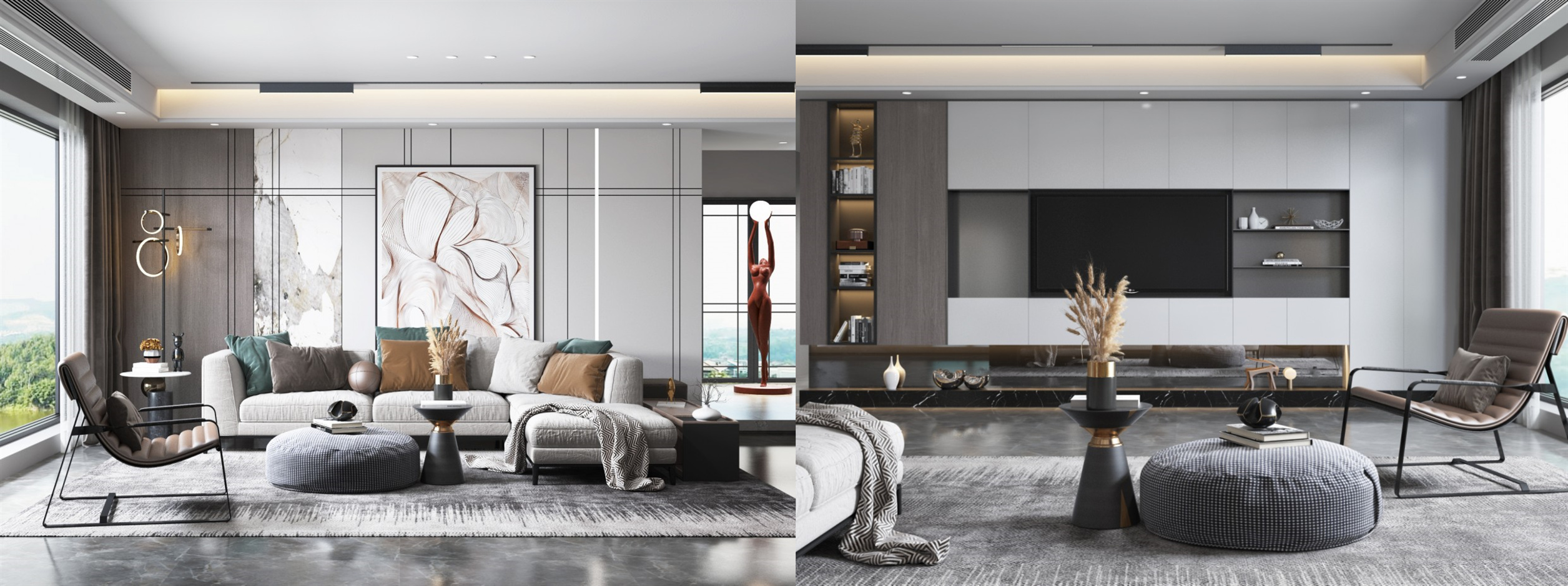 現代簡約裝修效果