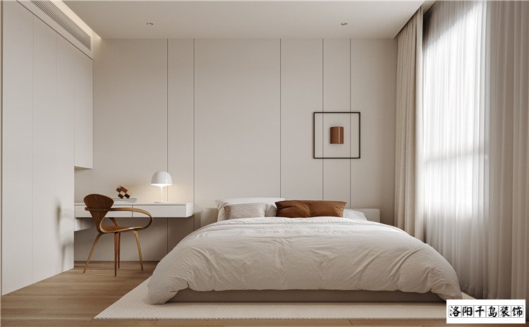 洛陽現代風臥室裝修實景案例